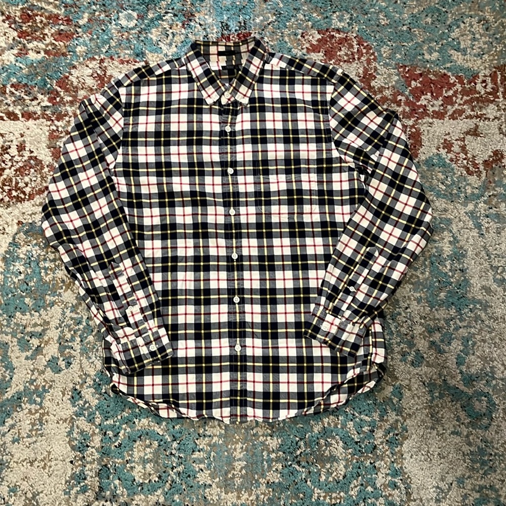 J. Crew Oxford Plaid Shirt